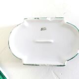 Malachite style porcelain box