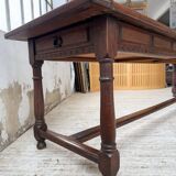 XXL table in solid dark walnut 3m