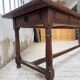 Table XXL noyer massif foncé 3m