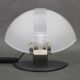 Pair of Italian midcentury table lamps by F. Fabbian, frosted glass, 1980s