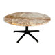 Beautiful coffee table pink marble top
