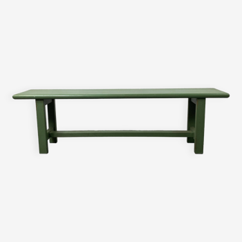 Banc en bois vert