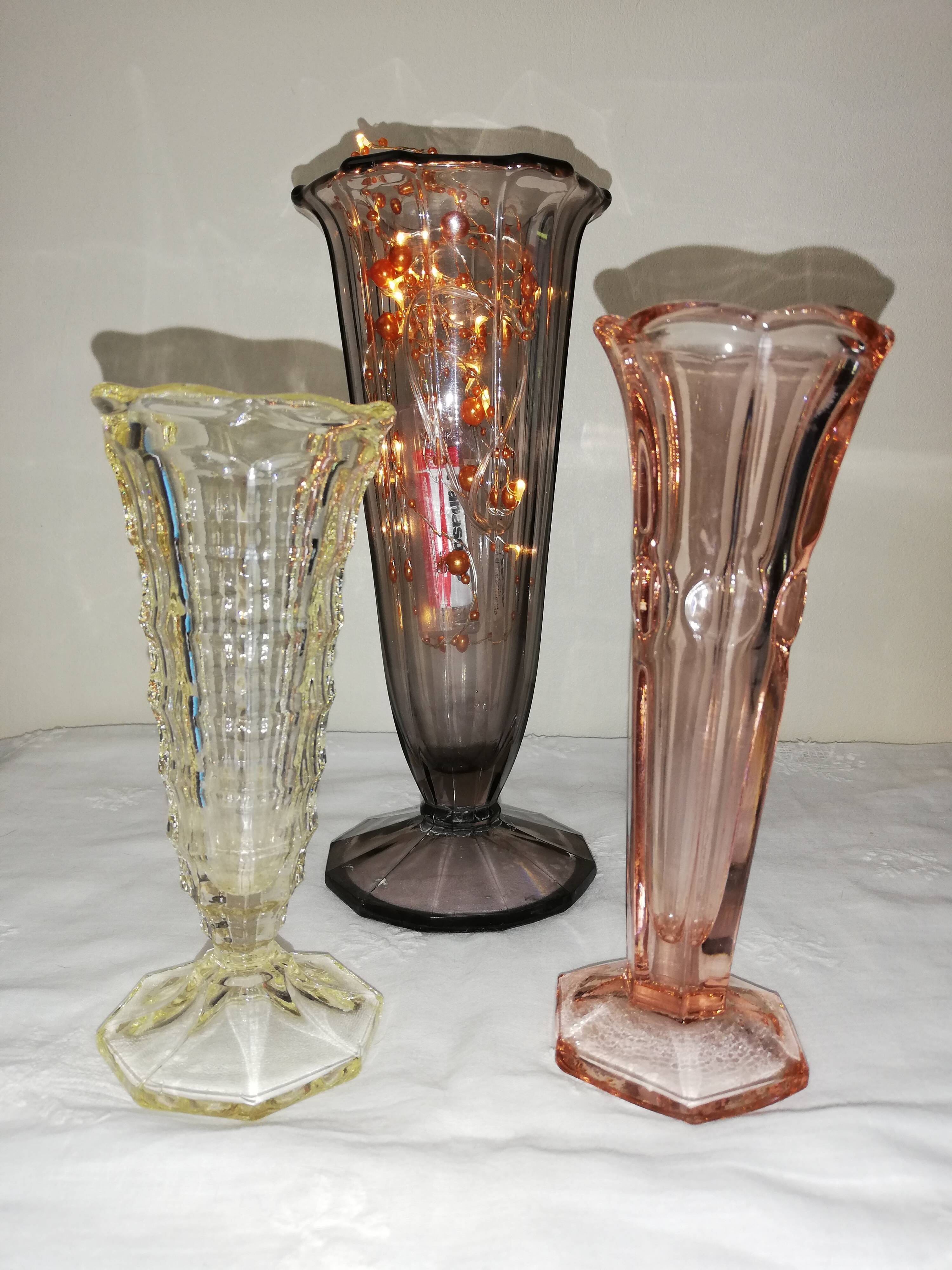 Trio de vases années 50
