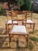 3 chaises en rotin
