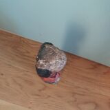 Religious statuette in painted wood