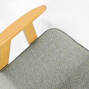 Fauteuil 366,  J. Chierowski, bois de chêne, vert