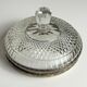 Antique glass bowl with a bronze base, Italy, 1920s
