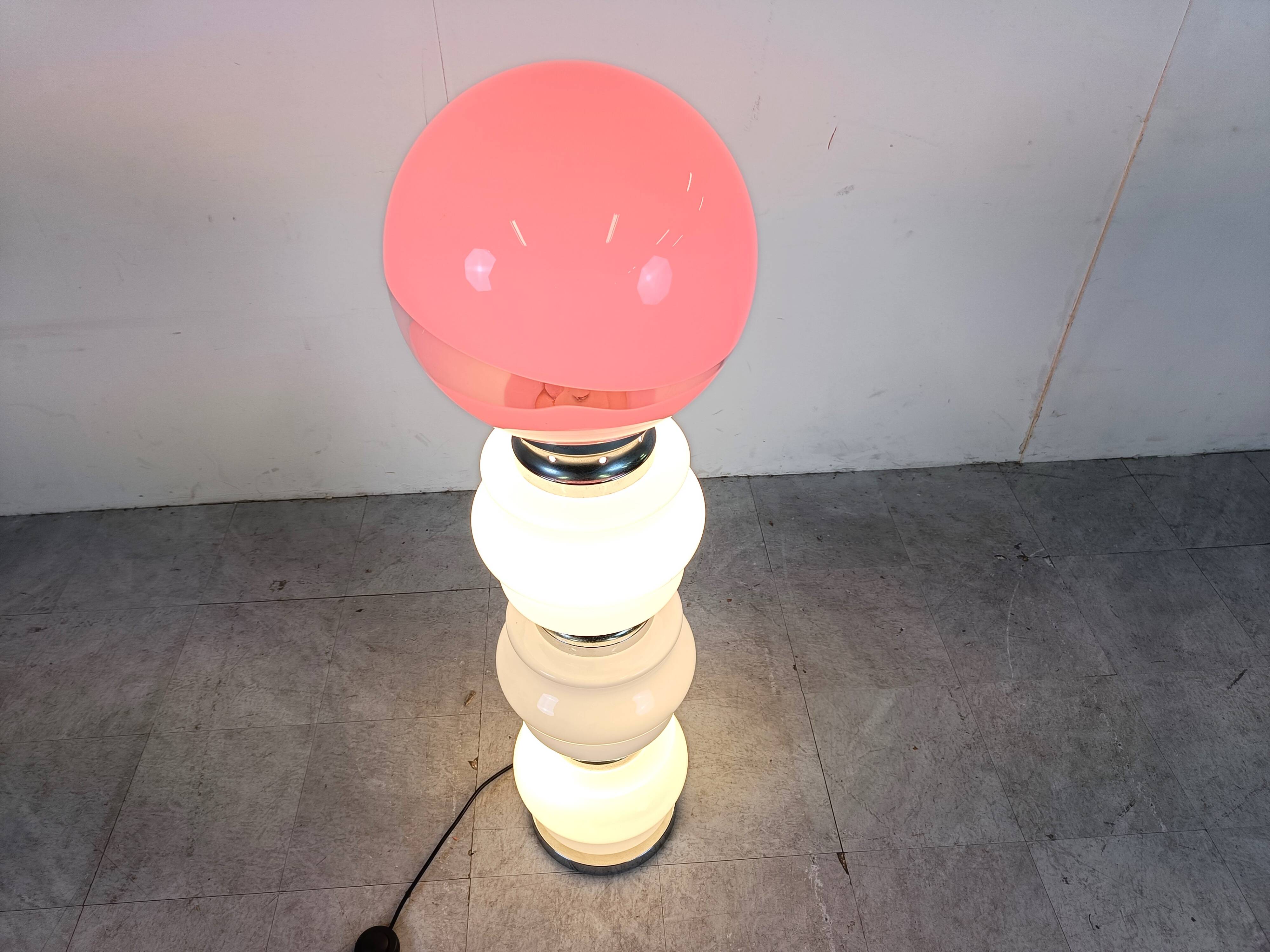 Vintage floor lamp by Mazzega, 1960s