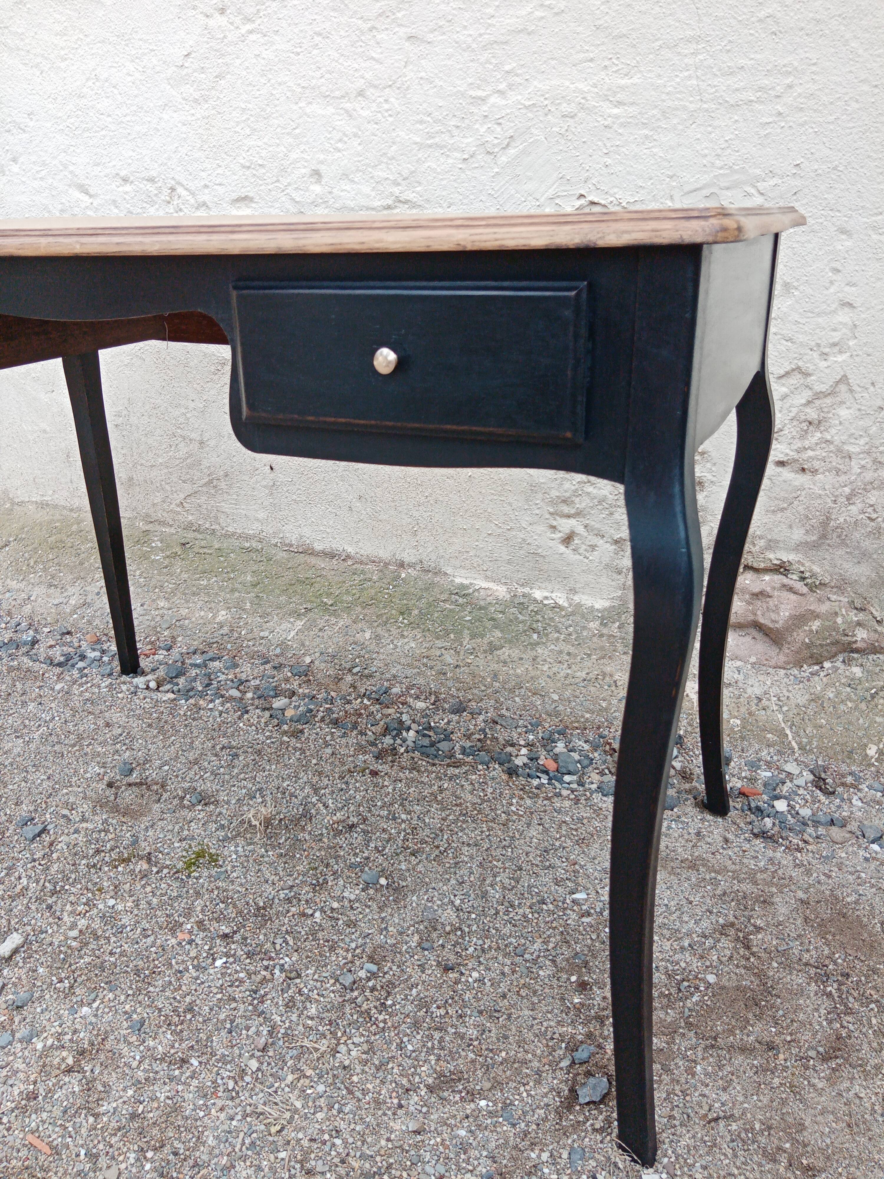 Table office 2 drawers patina 105 x 60 cm