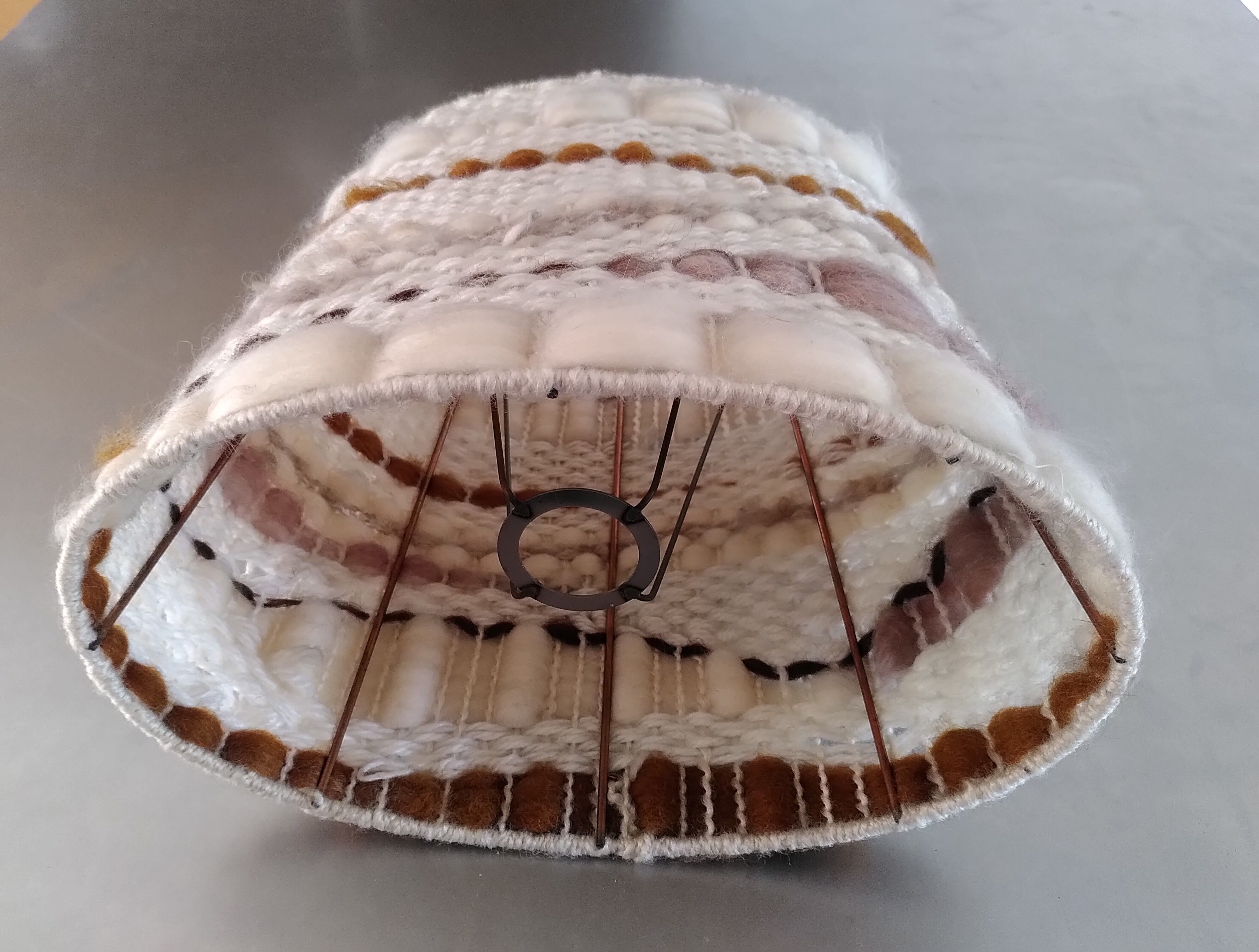 Vintage wool lampshade