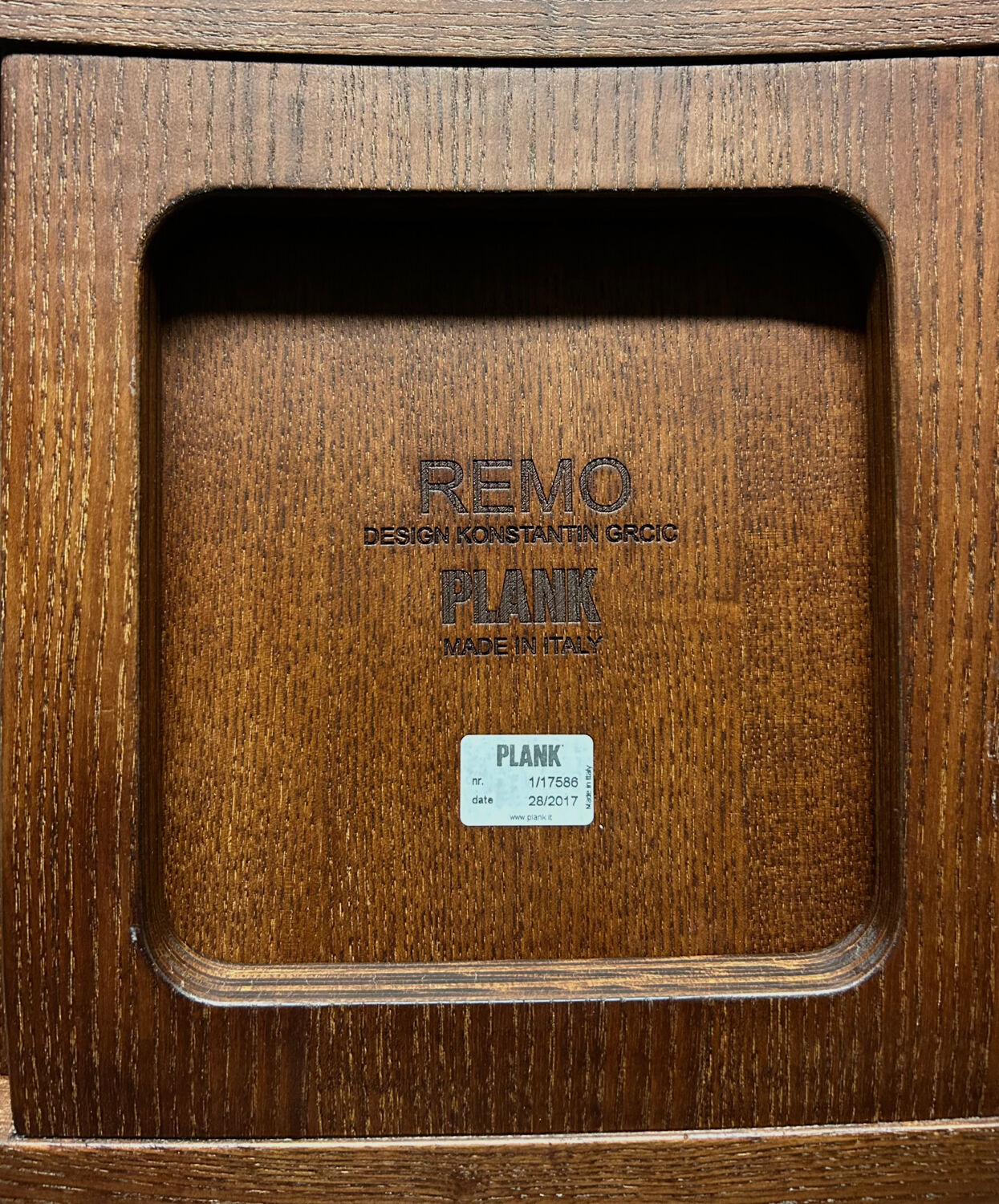 Wooden chair by Konstantin Grcic for Plank