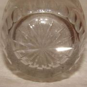 Vase en cristal taillé de Bohème, années 70