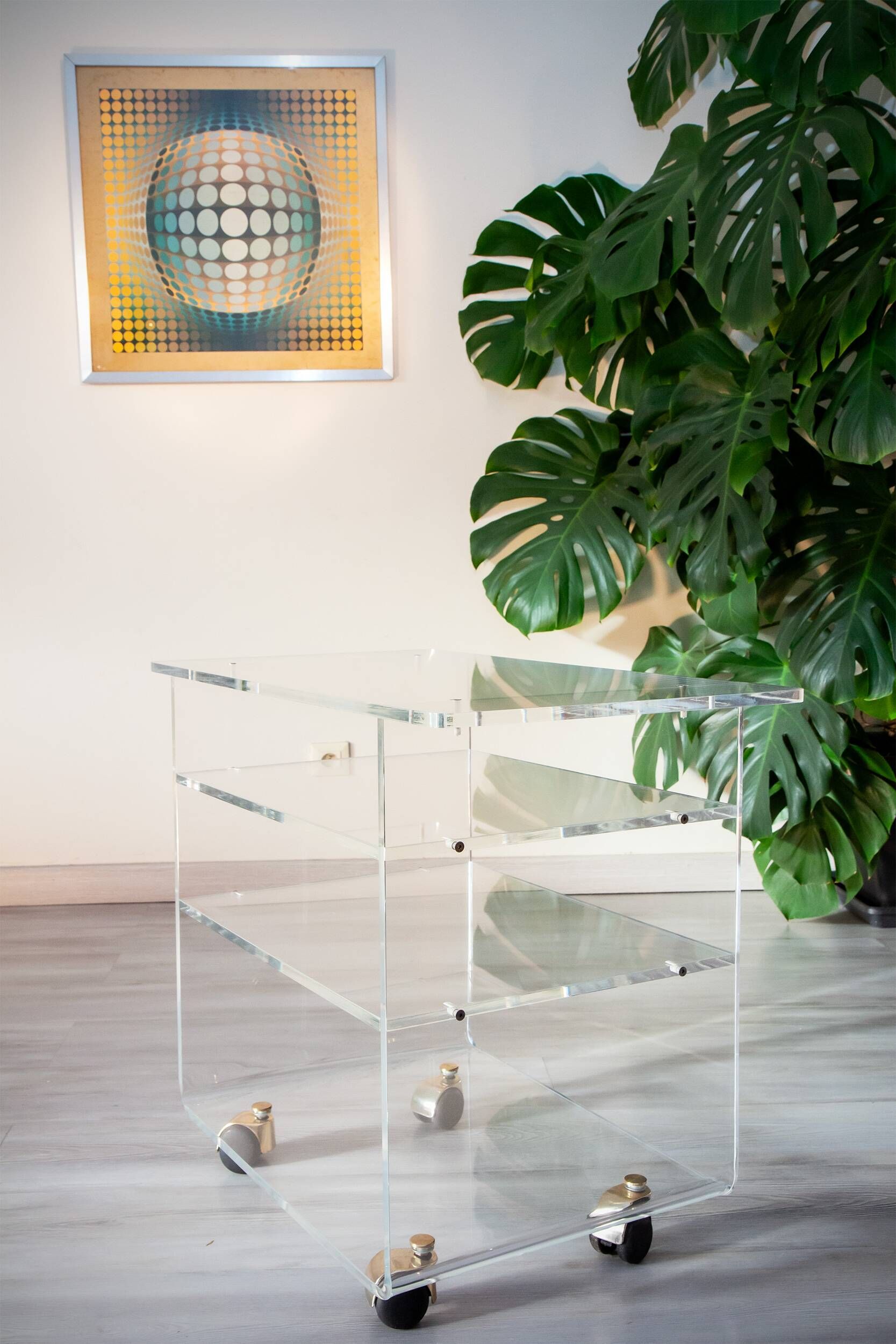 Plexiglass furniture, David Lange for Marais international 1970-80