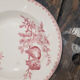 Plate Sarreguemines model Favorite