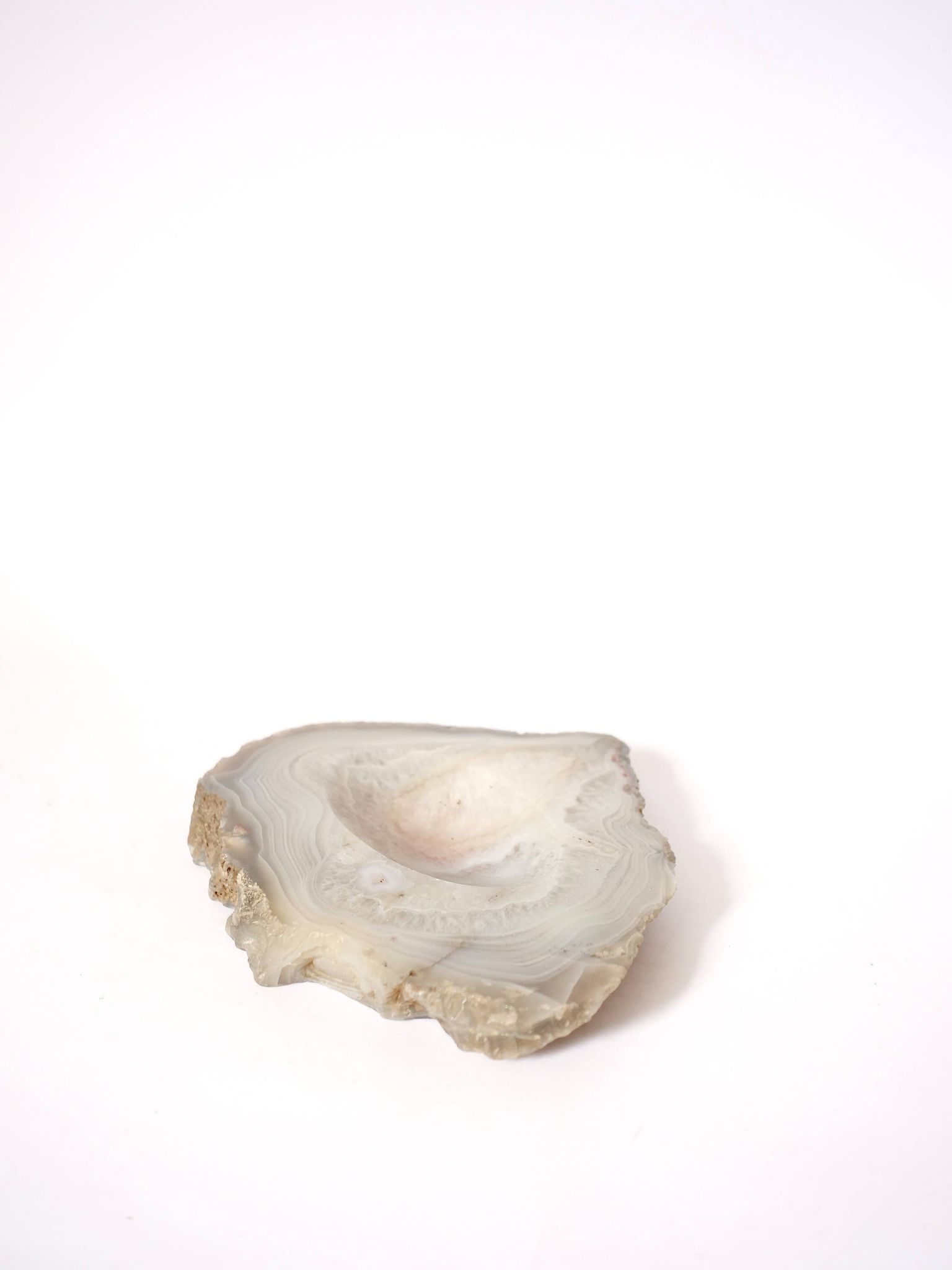 coupelle de délicate attention en pierre naturelle d' Agate italy 1960