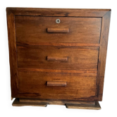 Commode trois tiroirs vintage années 50