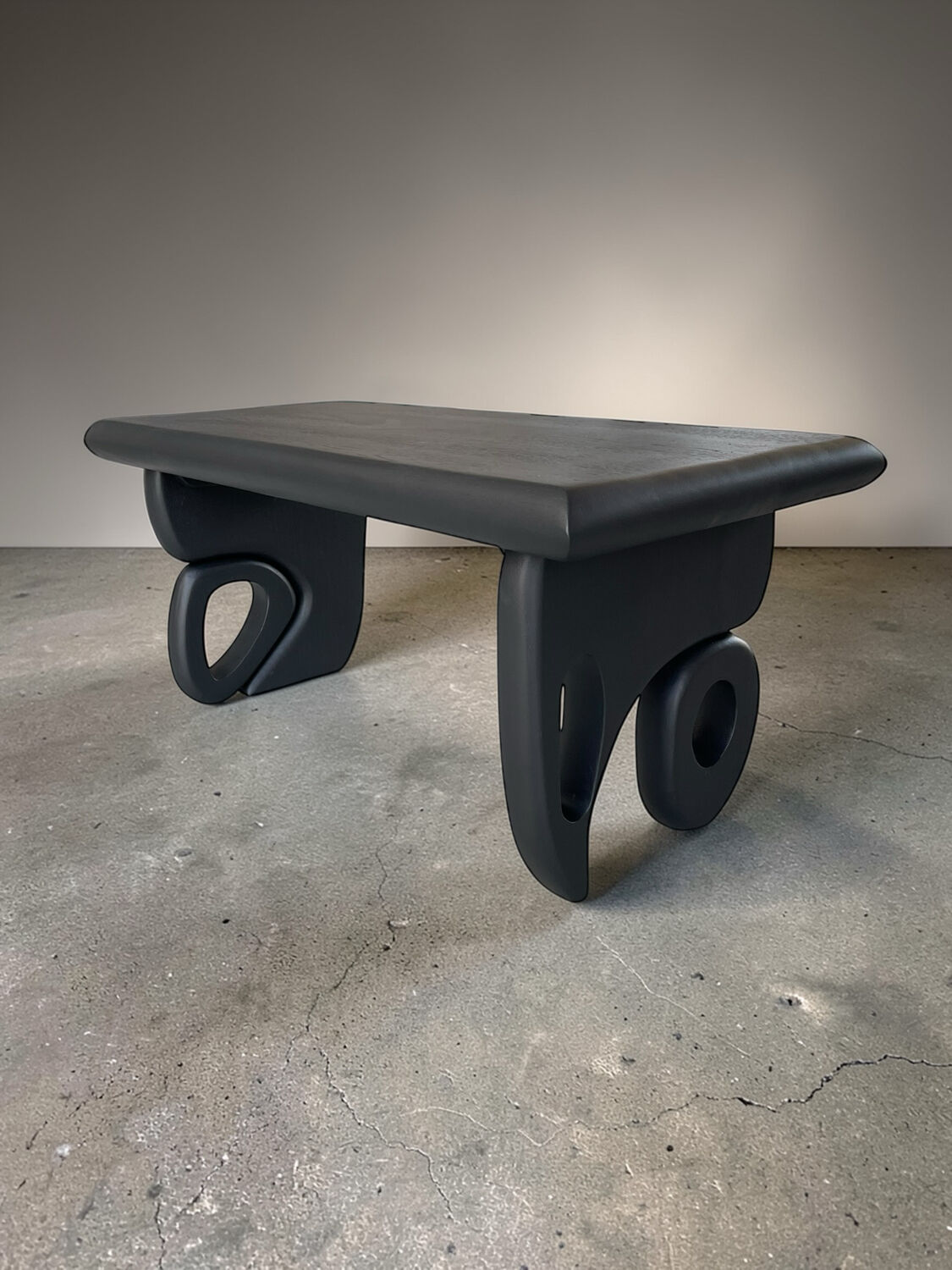 Solid oak coffee table