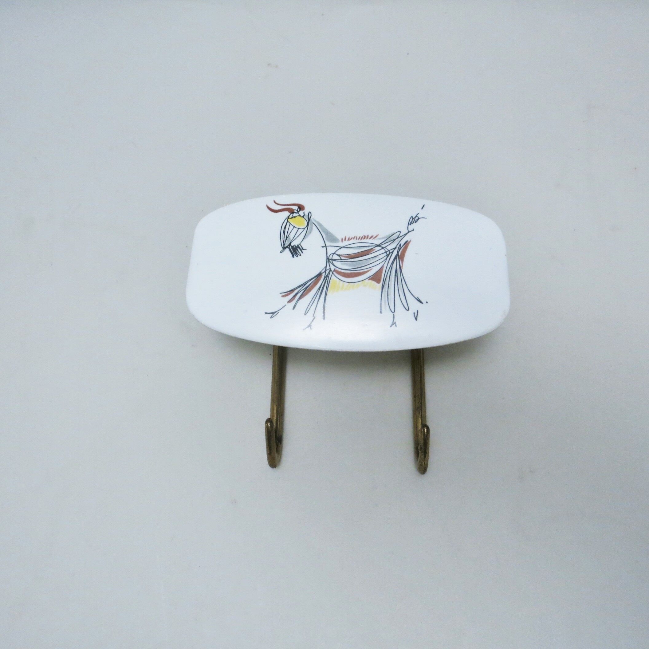 Brass double hook 60