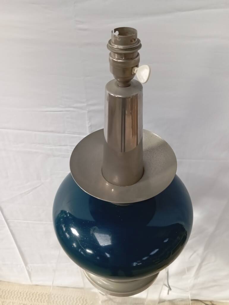 Philippe Barbier metal lamp from the 70s