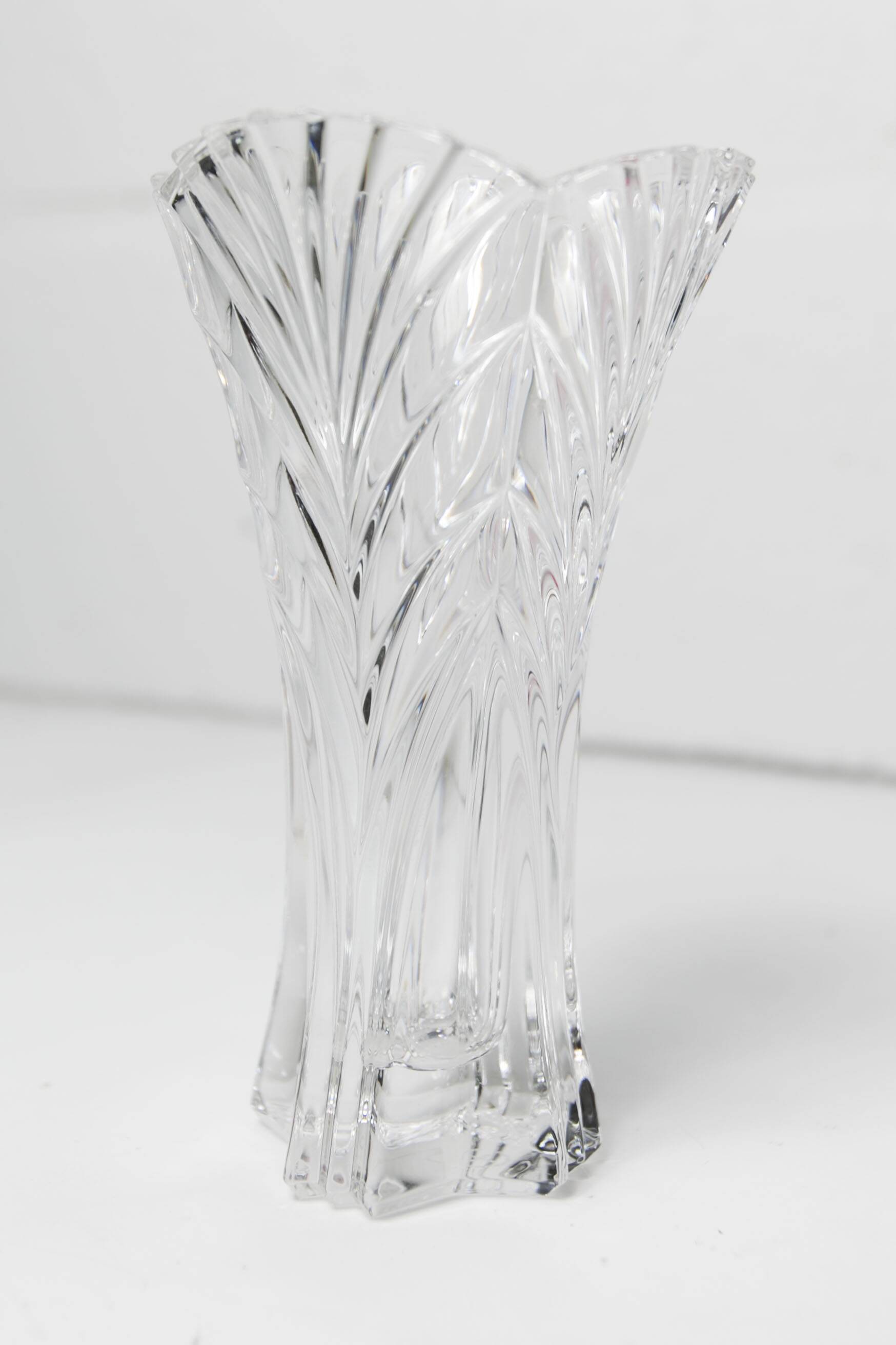 Crystal vase stamped Klein house 54120 Baccarat France