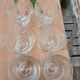 6 bistro water glasses