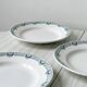 Set of 5 Saint Amand iron earth plates.