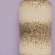 Vintage brown and white speckled west germany vase scheurich