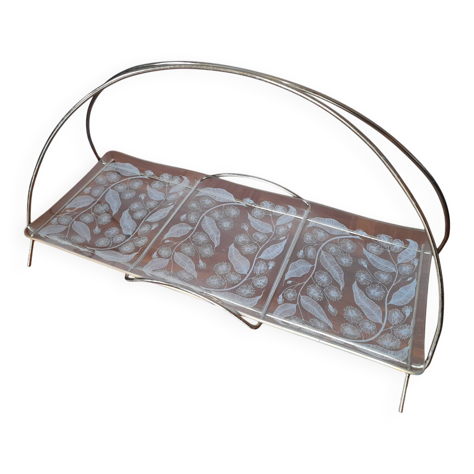 60s aperitif cake serving tray