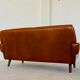 Canapé en cuir cognac Svend Skipper vintage danois des années 50 pour 2 personnes.