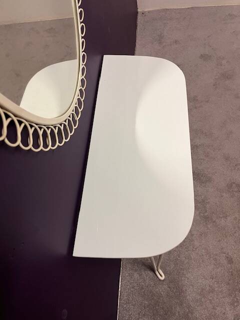 Console table with mirror from the 1960s