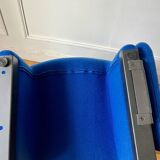 Vintage 70s wool fireside chair