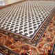 Vintage Indian Carpet Seraband handmade 122cm x 175cm 1980s, 1C519