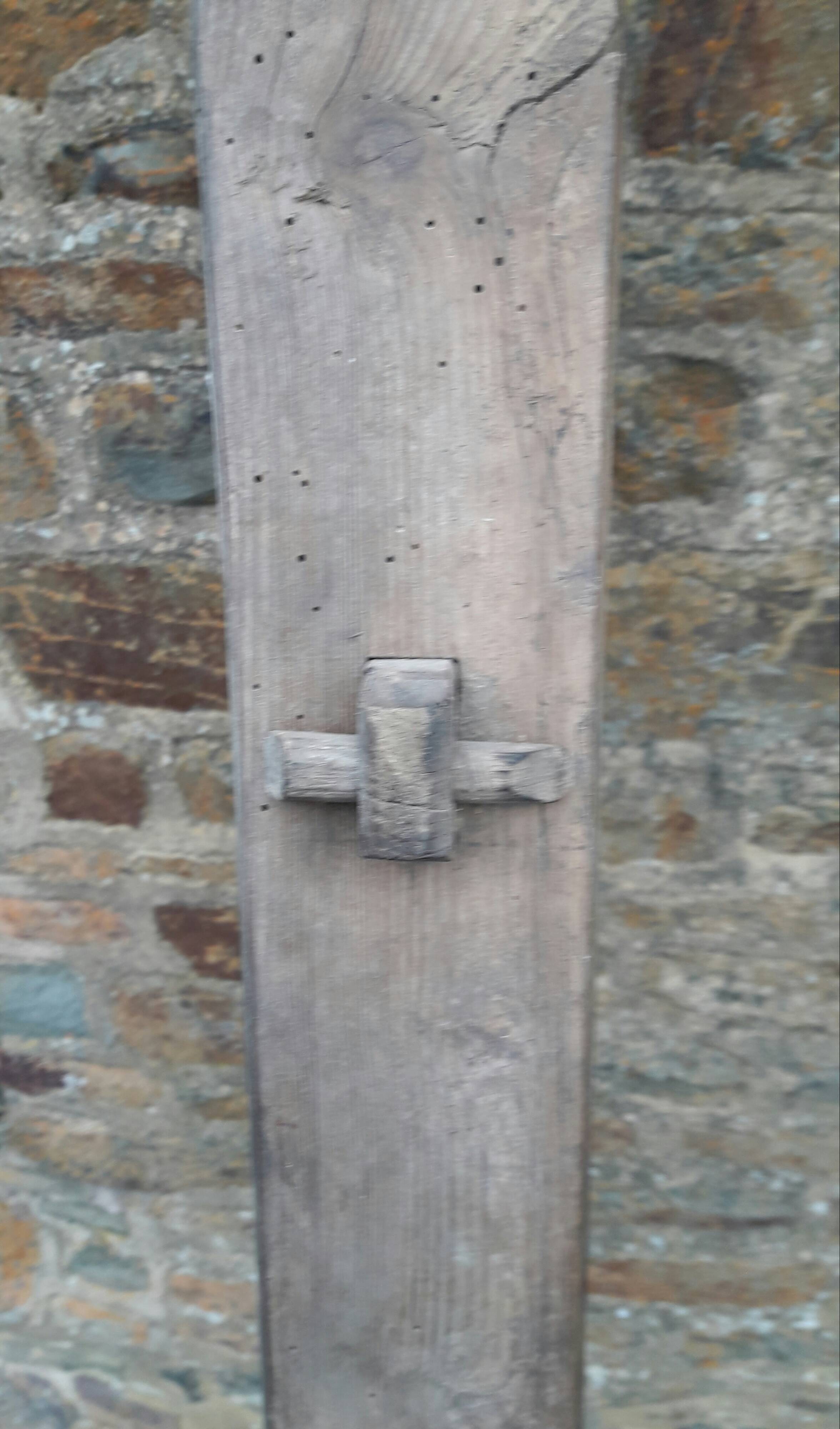 Echelle bois ancienne