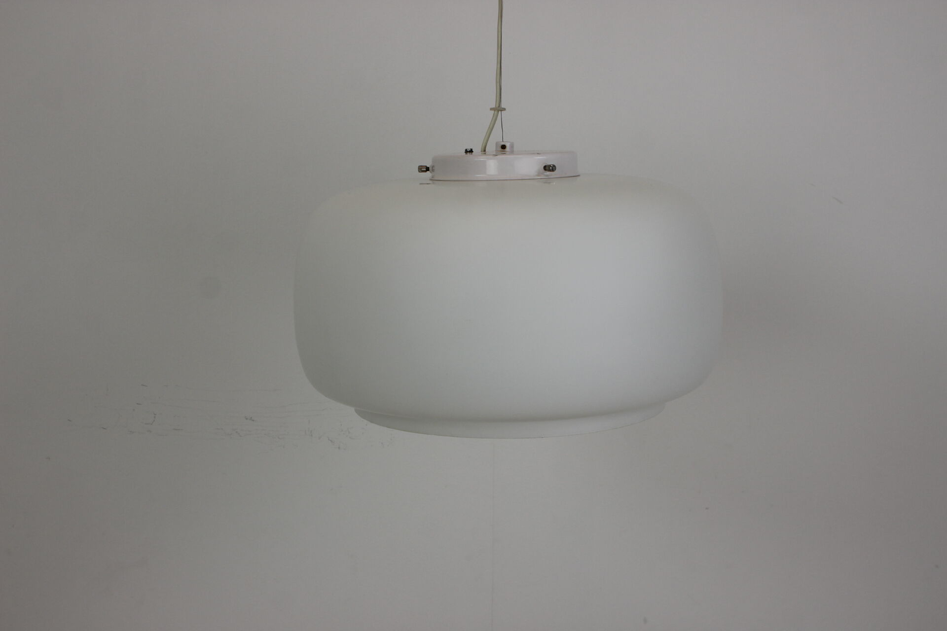 Midcentury Big Glass Pedant by Napako, 1960s