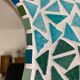 Miroir mosaïque soleil