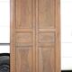 Porte de placard bois ancienne, double porte bois vintage, déco intérieur