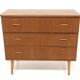 Scandinavian teak chest of drawers, Sweden, 1950