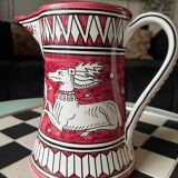 Ceramique artisanale italienne Volpi Deruta signée