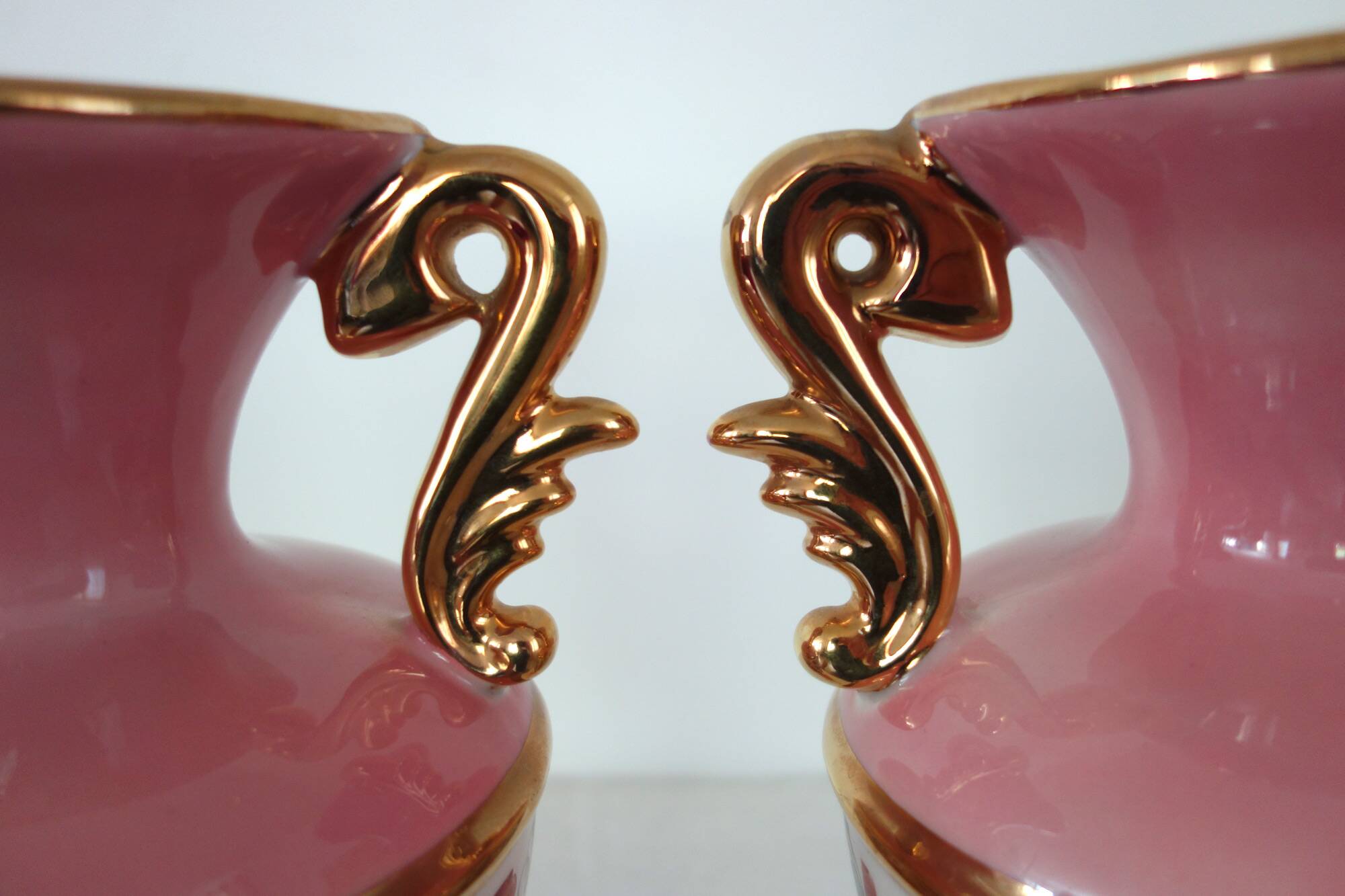Pair of Italian ceramic vases from the 1950s.