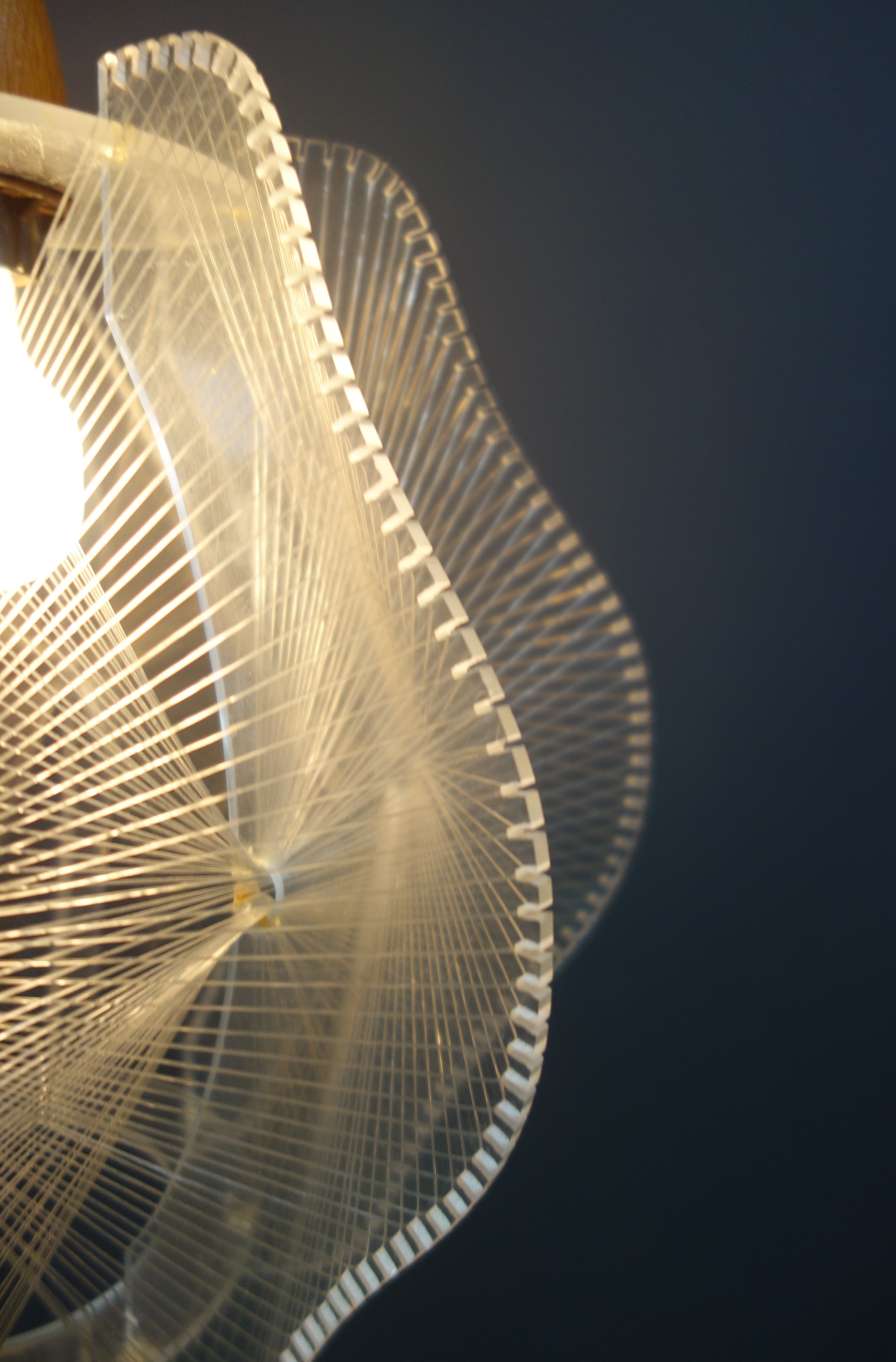 Pendant Lamp by Paul Secon for Sompex Mid Century, space age