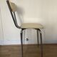 Chaise formica jaune pale