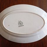 Oval ironstone dish from Moulin des Loups & Hamage, 'Colonial' model