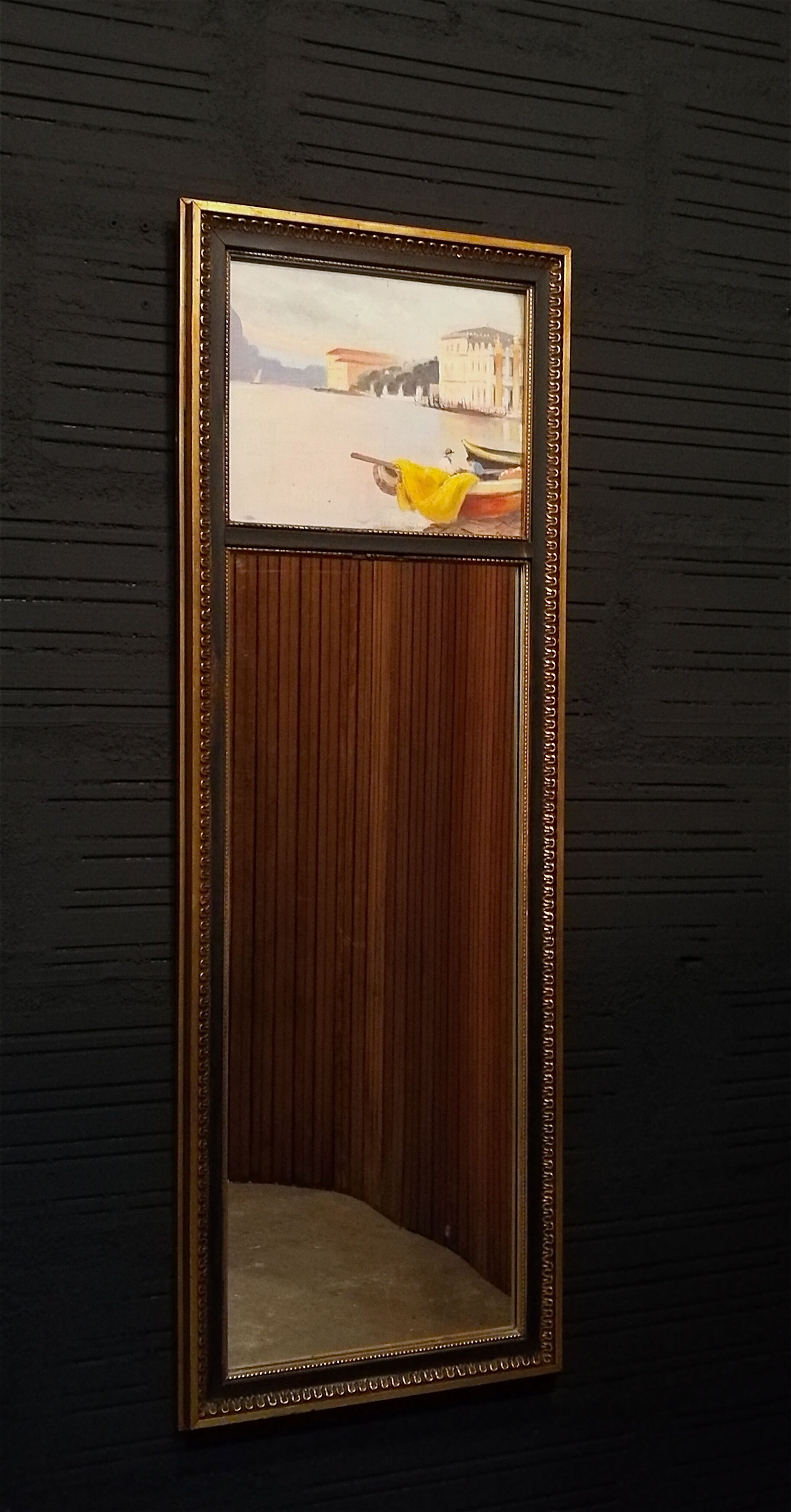 Trumeau painting venise mirror style 19th