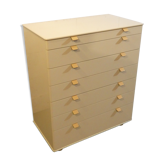 Lacquered semainier published by Interlübke 70s