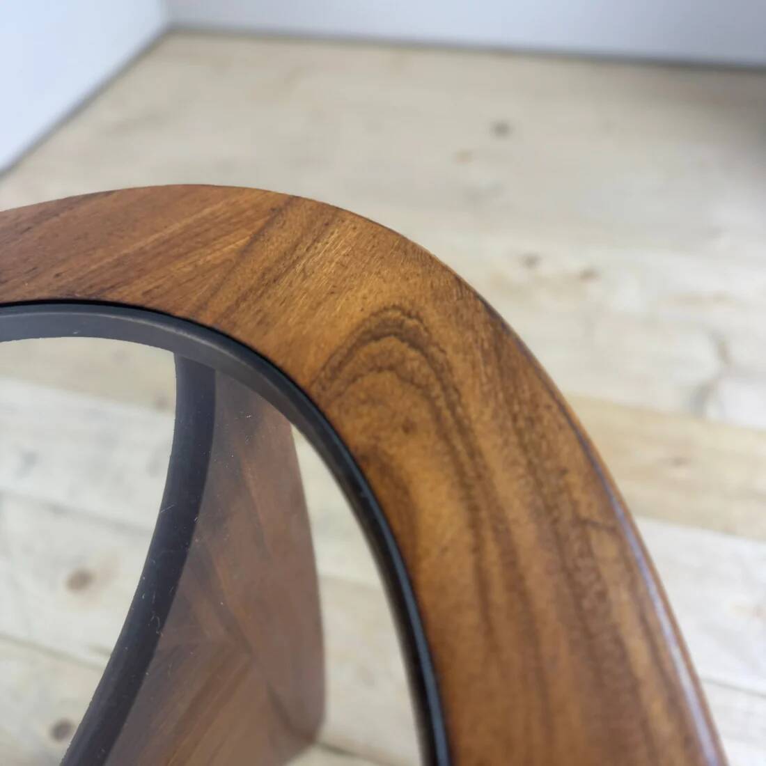 G-Plan Astro oval coffee table in teak and glass – Mid-century icon