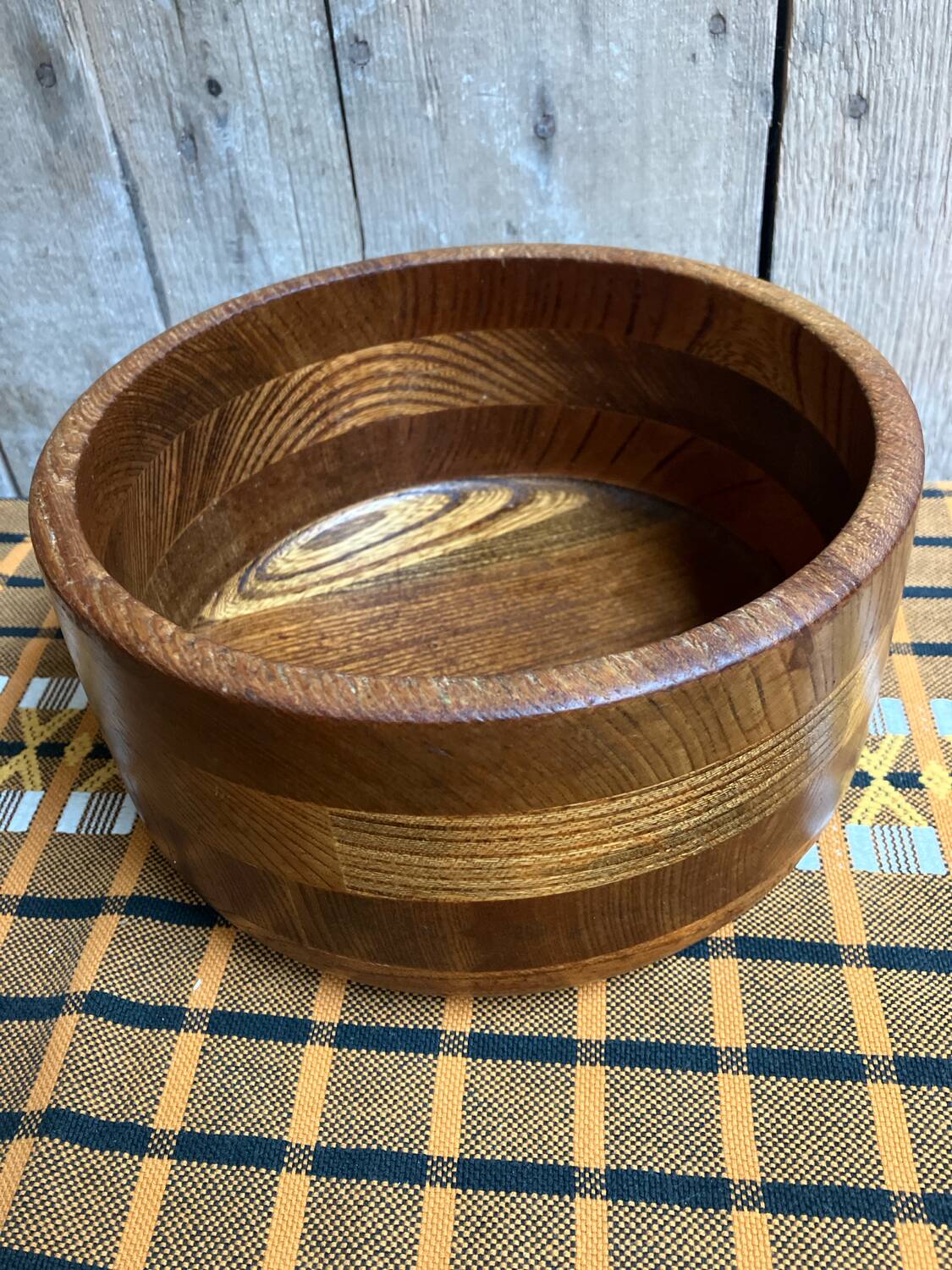 Teak salad bowl