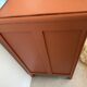 Commode vintage bois terra cotta art déco
