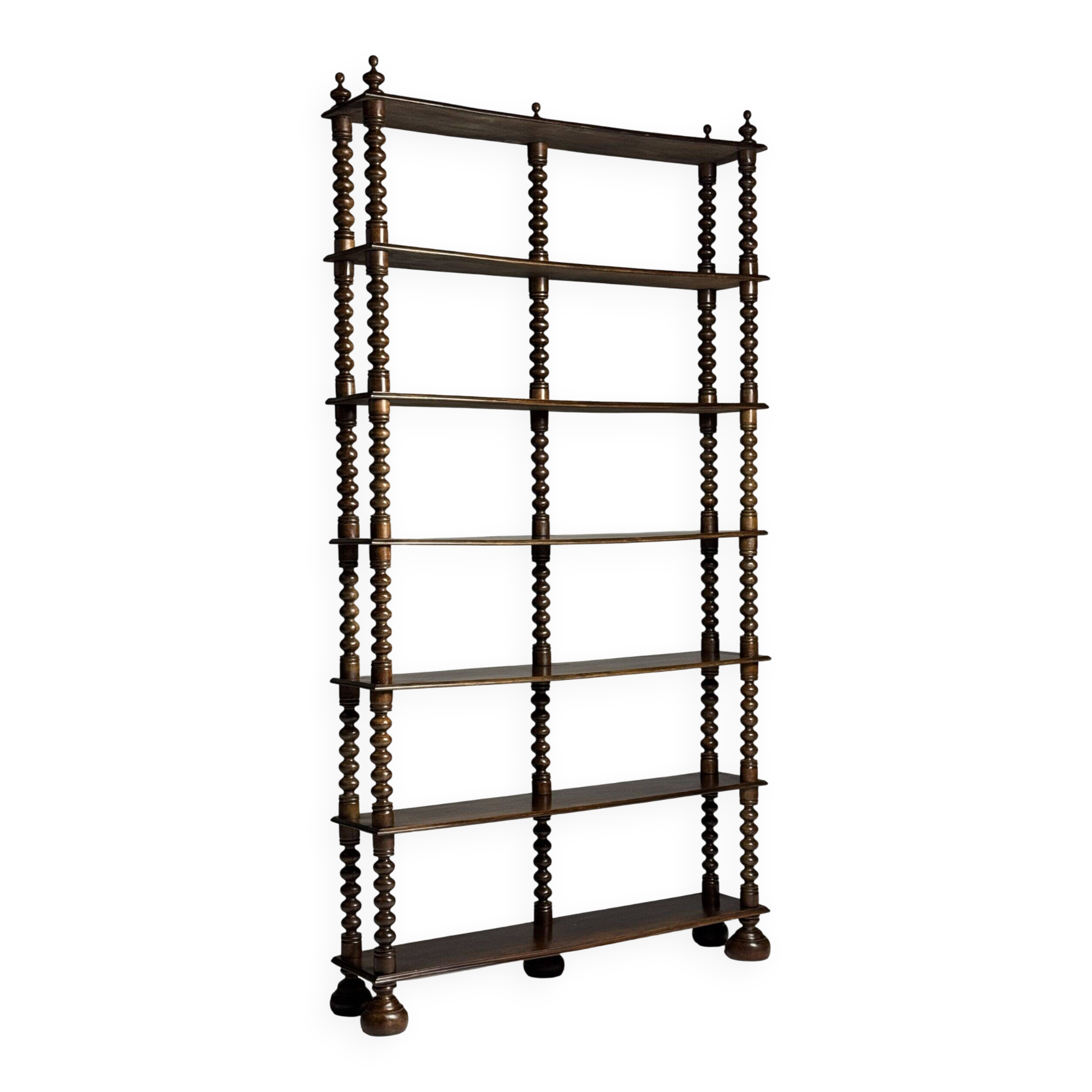 Bobbin bookcase / French antique bookshelf