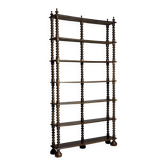 Bobbin bookcase / French antique bookshelf