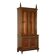 Empire library in mahogany veneer, sessile oak, France, early 19th century.